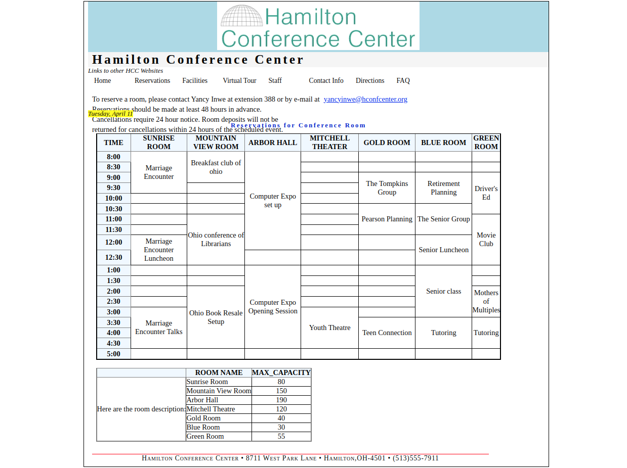 Hamilton Conference Center