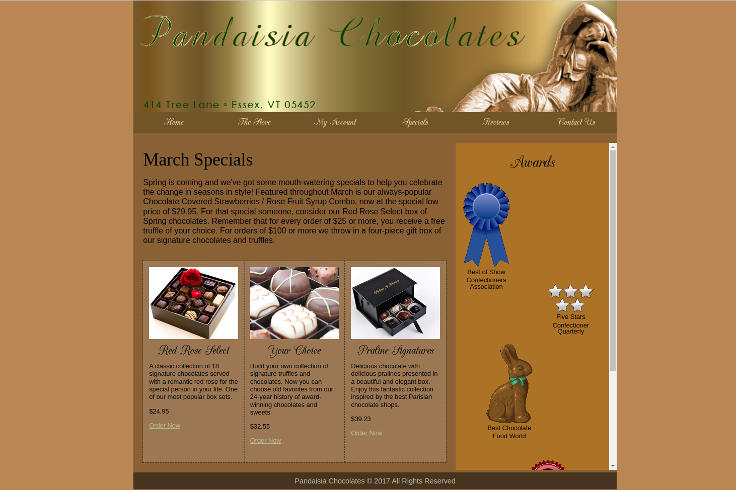 Pandaisia Chocolates