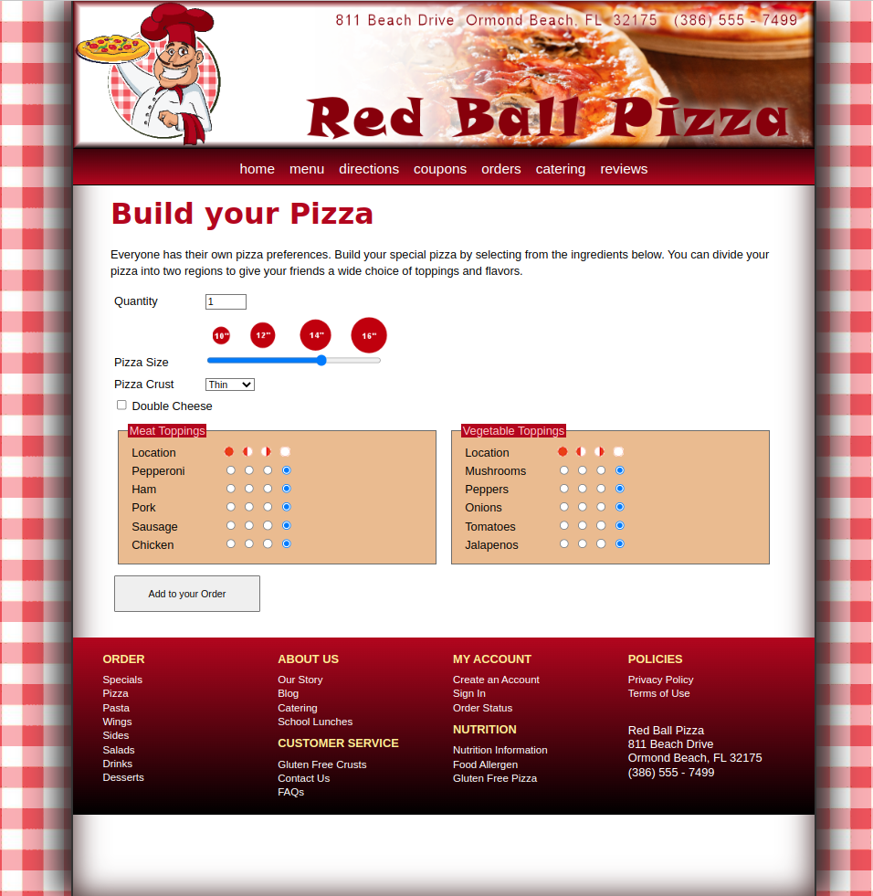 Red Ball Pizza